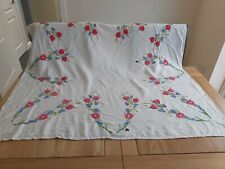 Vintage embroidered tablecloth for sale  HALESOWEN