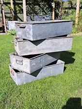 Galvanised steel planter. for sale  WANTAGE