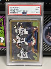 2013 Topps #100 Tom Brady Gold Parallel SP #/2013 PSA 9 Perfeito Pop 17, usado comprar usado  Enviando para Brazil