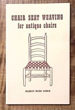 1986 asiento tejido para sillas antiguas Marion Burr sobrio excelente B190 segunda mano  Embacar hacia Argentina