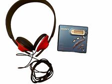 Walkman player gravador Sony MZ-R500 MD MiniDisc + fones de ouvido Panasonic comprar usado  Enviando para Brazil