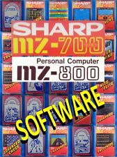 SHARP MZ-700/MZ-800 -- SOFTWARE -- # AUSWAHL # 🔔 UPDATE: 14. 4. 2024 comprar usado  Enviando para Brazil