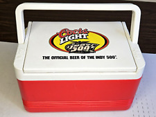 Vintage 2001 Coors Light Igloo Six Packer Refrigerador Vermelho 85th Indy 500 11" X 7" EUA comprar usado  Enviando para Brazil