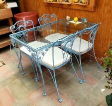 patio glass table 4 chairs for sale  Little York