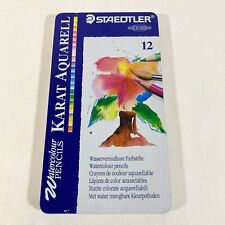 Staedtler 12 lápis aquarela quilate aquarela em lata - dificilmente usado comprar usado  Enviando para Brazil