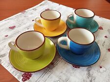 Tazzine caffe colorate usato  Fontanelle