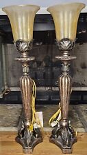 Abajures de mesa de ouro/bronze com luz vertical de 30 polegadas comprar usado  Enviando para Brazil