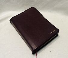 1983 Thompson Chain-Reference Bible NVI letra vermelha couro marrom abas de polegar FS! comprar usado  Enviando para Brazil