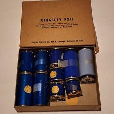 Lámina de estampado de estampillas Kingsley 10 rollos surtidos de 3"" 2"" y 1"" de colección Hollywood segunda mano  Embacar hacia Argentina