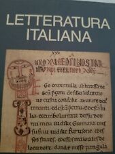 Letteratura italiana. storia usato  Bologna