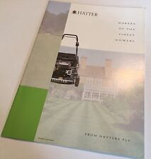 Hayter mowers harrier for sale  UK