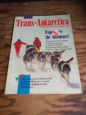 Trans-Antarctica 1990 International Expedition Official Guide IPE inc. 1989 13b, usado comprar usado  Enviando para Brazil