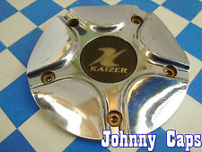 Kaizer Wheels Chrome Custom Wheel Center Caps #KA-5 USED Kaizer Center Cap (1)   for sale  Shipping to South Africa