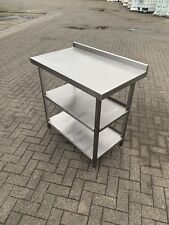 Commercial Stainless Steel Wall Bench, 900 wide x 550 deep  x 900 high., used for sale  Shipping to South Africa