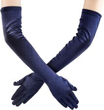 Satin navy blue for sale  UK