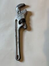 Vintage Heavy Duty Ridgid Off Set Pipe Wrench E14 Ridge Tool Co. USA for sale  Shipping to South Africa