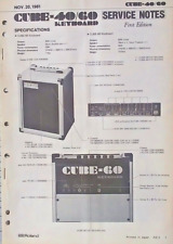 Roland CUBE-40 60 Teclado/Amplificador de Guitarra Manual de Serviço Original, Livro de Esquemas comprar usado  Enviando para Brazil
