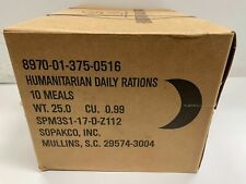 MRE Meals Ready to Eat   03/22 Inspection Humanitarian Daily Rations for sale  USA