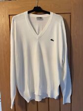 Lacoste white knit for sale  SUDBURY