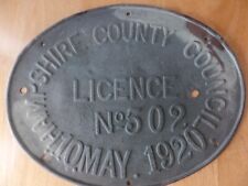 Antique copper plaque for sale  UK