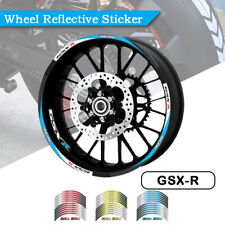 Wheel Rim Road Stripes Decals Sticker Tape FOR SUZUKI GSXR GSX-R 600 1000 750 for sale  Shipping to South Africa