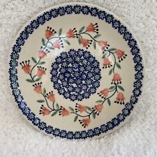 Polish Pottery Dinner Plates Z Boleslawca 7 1/4” Rare Pattern Ivory for sale  Shipping to South Africa