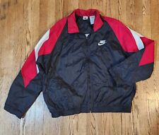 Nike Windbreaker Masculino Vintage Anos 90 Vermelho Preto Branco Grande comprar usado  Enviando para Brazil