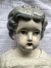 Usado, Boneca rara 32 polegadas cabeça de porcelana - 1800s corpo original - cabelo grisalho comprar usado  Enviando para Brazil