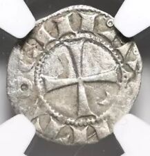 Moneda CRUZADOS Antioquía Bohemundo III 1163-1201 AD Cruzadas Caballeros Templarios NGC XF, usado segunda mano  Embacar hacia Argentina