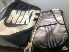 Bolso deportivo NIKE Nike Heritage dibujo cuerda saco gimnasio y bolso de cuerda Adidas segunda mano  Embacar hacia Argentina