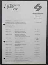 1980 bonn preislist for sale  Shipping to Ireland