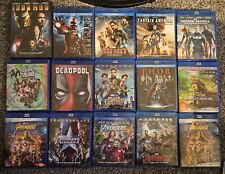 32 películas Blu Ray y DVD películas Marvel y DC Verious segunda mano  Embacar hacia Argentina