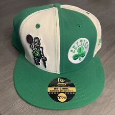 Chapéu ajustável New Era original 59Fifty NBA Boston Celtics logotipo dividido lã 7 7/8 comprar usado  Enviando para Brazil