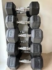 Hex dumbell weights for sale  ILFORD