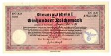 Germany 100 steuergutschein for sale  Columbus