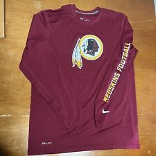 Usado, Camisa masculina Washington Redskins manga longa vermelha média NFL Dri Fit Nike comprar usado  Enviando para Brazil