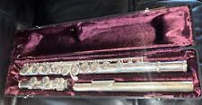 Usado Armstrong modelo 90 flauta na caixa com cabeça e corpo de prata esterlina EUA, usado comprar usado  Enviando para Brazil