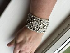 Leather studded cuff for sale  CHESTER
