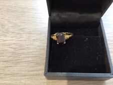 9ct gold garnet for sale  PETERBOROUGH