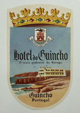 Etiqueta/adesivo de bagagem vintage raro original Hotel Do Guincho Portugal comprar usado  Enviando para Brazil