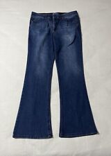 Jeans feminino Democracy Ab Solution Itty Bitty bootcut elástico 12 (32x30) comprar usado  Enviando para Brazil