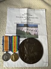 Wwi medal pair for sale  UK