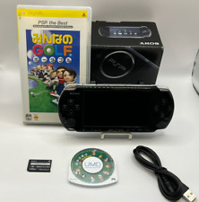 Sistema Sony PSP 3000 preto piano com carregador [região livre] Playstation com caixa comprar usado  Enviando para Brazil