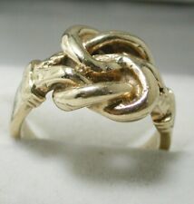 Gents Heavy 9 carat Gold Large Knot Ring Size V for sale  CLITHEROE