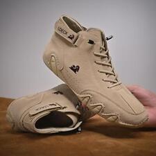 Botas de camurça italiana sapatos casuais masculinos de cano alto couro tênis para caminhada e condução comprar usado  Enviando para Brazil