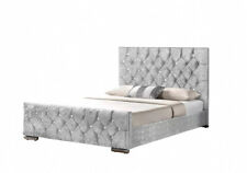 Chesterfield bed silver for sale  BOLTON