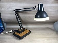 Vintage Electrix Brown Articulating Portable Desk Lamp Light with Base UL Listed for sale  Shipping to South Africa