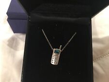  Celular colar de ouro branco 14k com lascas de diamante comprar usado  Enviando para Brazil