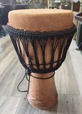 Large Djembe Drum Hand Carved African Original for sale  Shipping to South Africa