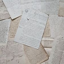 Antique handwritten paper d'occasion  Expédié en Belgium
